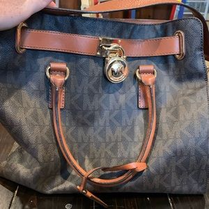 Michael Kors Hamilton tote large brown